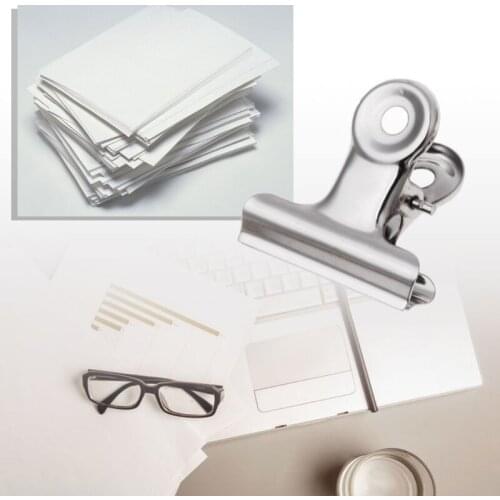 Metal Bulldog clip food bag seal clip file ticket holder photo fundraiser kitchen office school supplies 10 pcs 31 mm