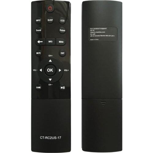New Remote Control for Toshiba LCD Smart CT-RC2US-17 55L421U 55L621U 43L621U 49L621U 32L221U 65L621U