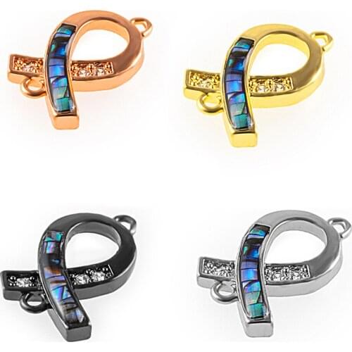 Wholesale Ribbon jewelry charm connector Bow tie connectors zinc charm DIY metal products found