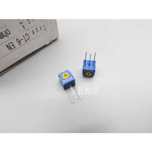 Original New 100% CT6EN500 CT-6 50R side adjustment precision adjustable potentiometer (SWITCH)