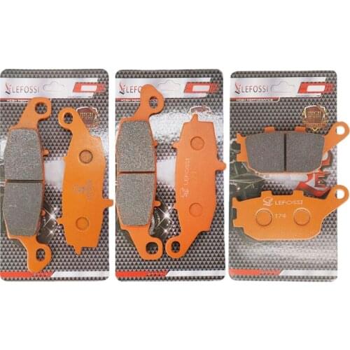 Motorcycle Front Rear Brake Pads For Suzuki DL650 04-20 GSF650 05-06 SV650 03-15 GSR750 11-15 DL1000 02-10 Carbon Fiber