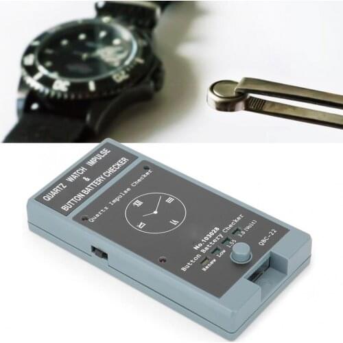 Professional Portable Button Battery Meter Cell Voltage Current Quartz Tester Watch Detection Watch Repair Tools Accessory