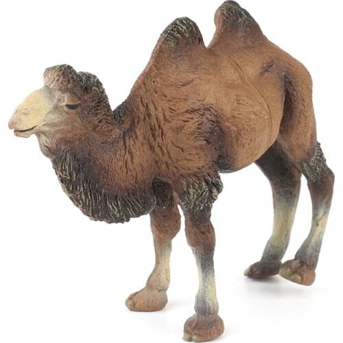 Mini Size Lifelike Wild Animal Toy Plastic Desert Camel Action Figure Hollow Model Kids Gift