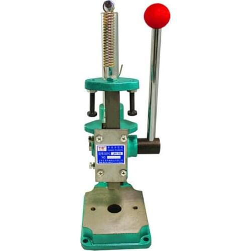 JH-16 Hand Press Machine Desktop Round /Square Head Punch Punching IndustrialHand Press Small Manual Press Stroke 57mm