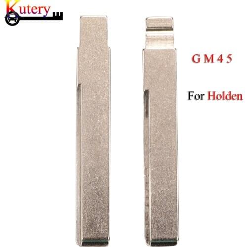 Kutery 10pcs/Lot Replacement Remote Car key Blade For Holden VE Commodore Omega Berlina Calais SS SV6 HSV GTS GM45 Insert Blank