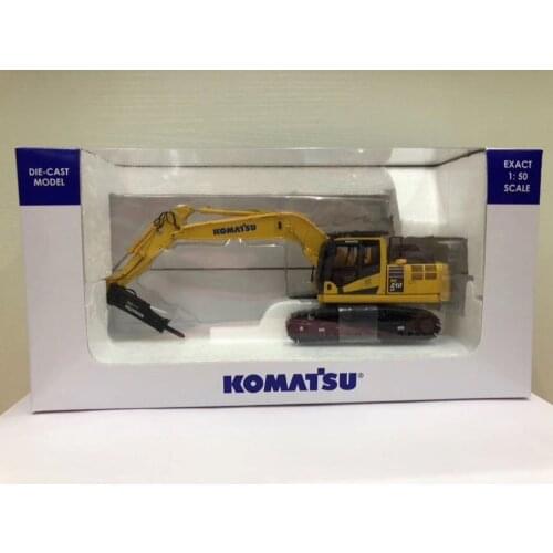 Komatsu PC210LC-11 With Hammer Drill Universal Hobbies 1:50 Scale Metal UH8140