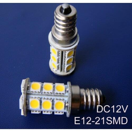 High quality 5050 DC12V 3.5W E12 led bulbs,12V Led E12 lamps,e12 Led lights free shipping 20pcs/lot