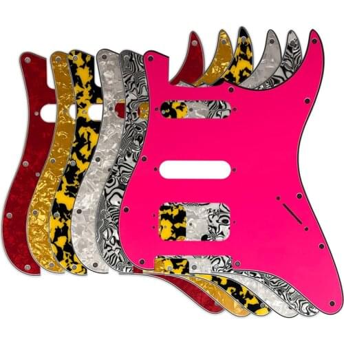 Pleroo Guitar pickguards suit Screw Hole USA & Mexican Stratocaster Deluxe Humbucker HSS Guitar No control hole Scratch Plate