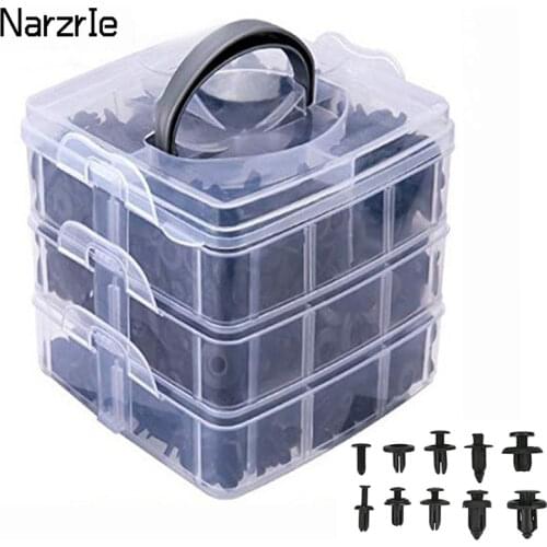 620PCS Universal Car Fastener Clips Mixed Car Fasteners Door Trim Panel Auto Bumper Rivet Retainer Push Engine Cover Fender New