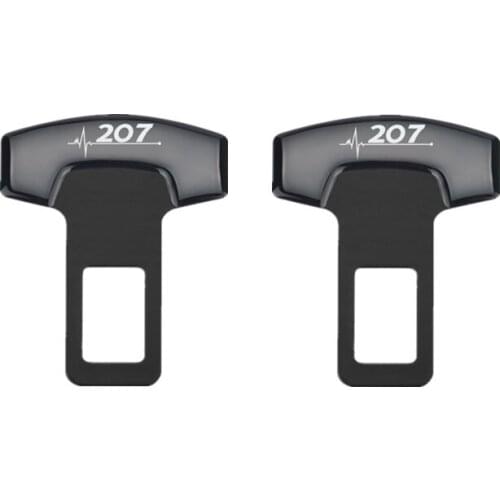 For Peugeot 207 accessories Car Belt Buckles Safty Belt Alarm Canceler Stopper 1pcs