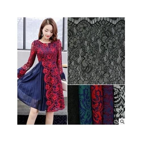 Free shipping High-grade special for car bone lace openwork fabric eyelash lace dress clothing diy handmade cloth fabric