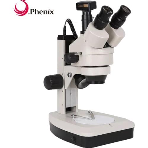 Phenix USB Digital Stereo Microscope Zoom Magnification 7x-90x for PCB Phone Repairing Microscope