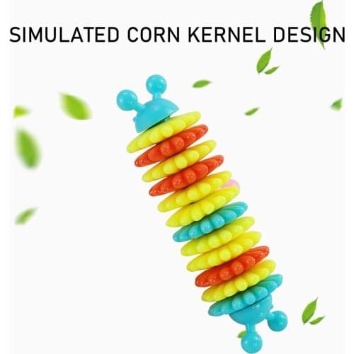 Dogs Molar Rods Medium Large Dog Supplies Leaking Food Caterpillars Shape Resistant Teeth Clean Pet Training Toys
