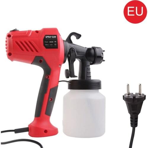 400W Electric Spray Gun for Home DIY Painting Spraying 400ML High Power Household Paint Sprayer Flow Control Airbrush EU US Plug