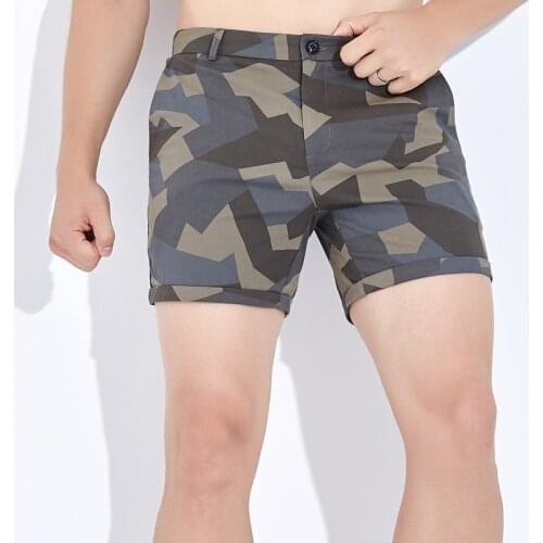 Camouflage shorts men American military style pants large size casual beach pants