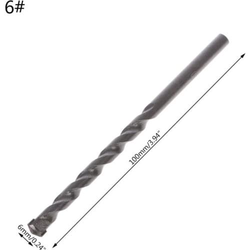 Tungsten Carbide Drill Bit Masonry Tipped Concrete Drilling 4/5/6/8/10mm Power Tool Accessories