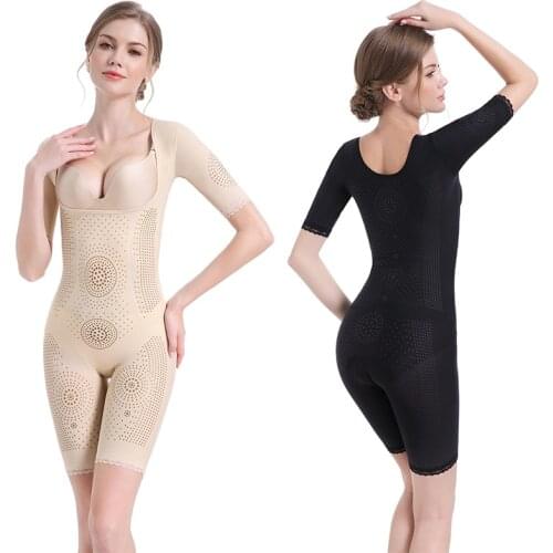 Bodysuit Shapewear Full Body Shaper Waist Trainer Women Abdomen Shapers Slimming Sheath Seamless Corset Slim Tops Thign Slimmer