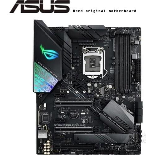 For Asus ROG STRIX Z390-F GAMING Original Used Desktop Intel Z390 Z390M DDR4 Motherboard LGA 1151 i7/i5/i3 USB3.0 SATA3
