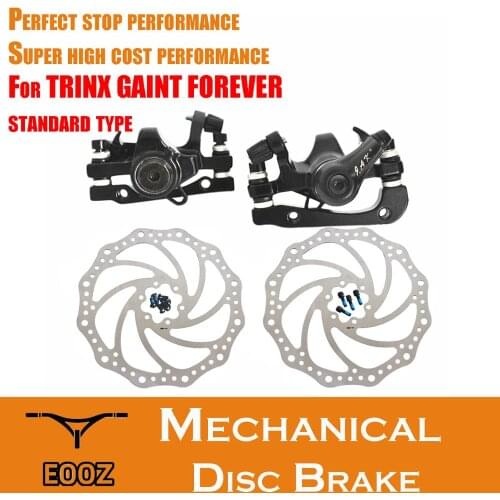 MTB Mountain Bike Bicycle Disc Brake Calipers Front Rear 160mm Rotors Standard Set Classic