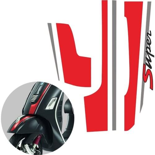 Motorcycle Decals Kit Case for Vespa GTS 300 Super 2008-2018 and GTV GTS 250 300 300ie