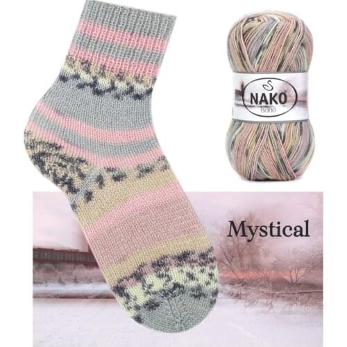 Nako Wool Knitting Yarn 1200m 300gr DIY Handmade Knit with Needle or Crochet Winter Warm Soft Does Not Pile Quality Turkish Yarn