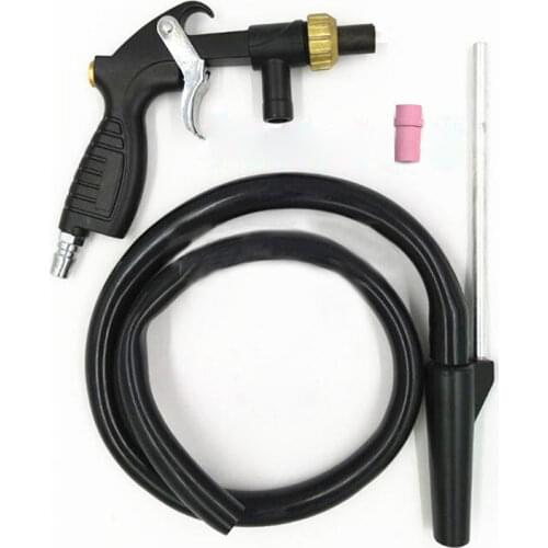 High quality Abrasive Air Sand Blasting Gun kit 1 ceramic nozzle iron nozzle Sand Suction Pipe Industrial Sandblaster Gun