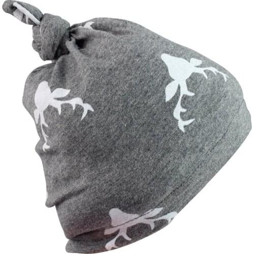 Baby Hat Autumn Winter Children Boys Warm Beanies Star Print Infant Hats 2018 New