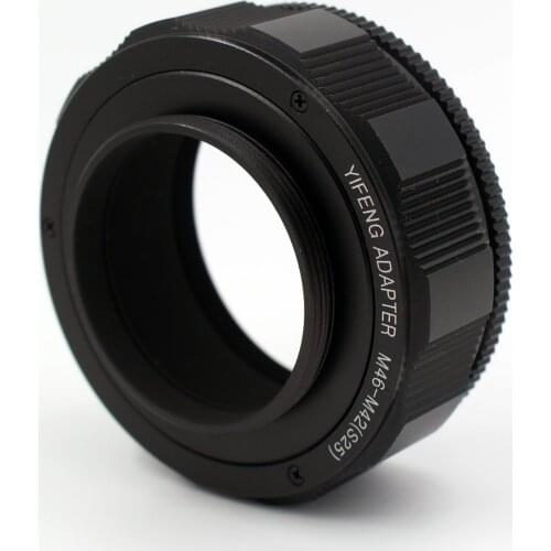 Yifeng M46 to M42 25 - 55mm Adjustable Focusing Helicoid adapter Macro Tube