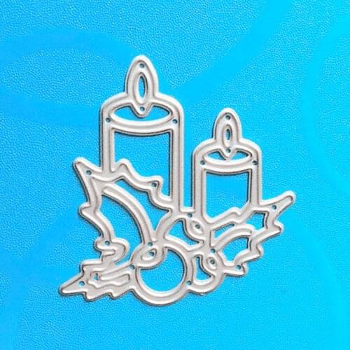 YLCD927 Candle Metal Cutting Dies For Scrapbooking Stencils DIY Album Cards Decoration Embossing Folder Die Cutter Tools Mold