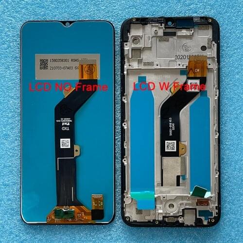 6.52"For Infinix Tecno Spark 6 Go KE5j KE5k LCD Display Screen Frame Touch Panel Digitizer For Tecno Spark6 Go KE5 Display Parts