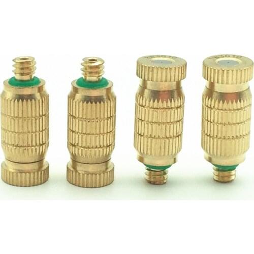 1 PCS High Pressure 0.1mm-0.6mm Brass Watering Spray Fog Misting Nozzle Garden Spray Nozzle For Misting Cooling System