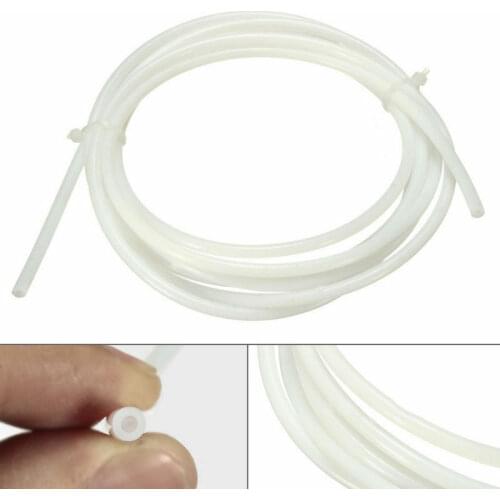 2m PTFE tubing White pipe for hotend RepRap Rostock Bowden Extruder 2x4mm