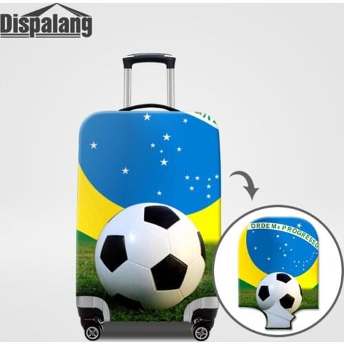 Dispalang 3D Basketballs Footballs Luggage Protective Covers For 18-32 Inch Trolley Case Dust Rain Spandex Travel Suitcase Cover