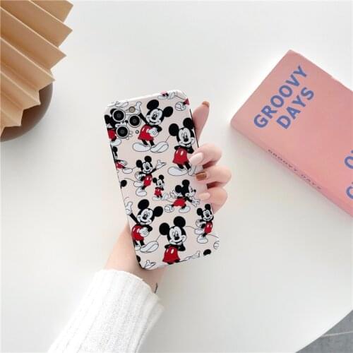 Disney Mickey Mouse All-inclusive Mobile Phone Case for Iphone 12 Pro Max 11 Pro Max Xs X Xr 7 8 Plus Cartoon Mobile Phone Case
