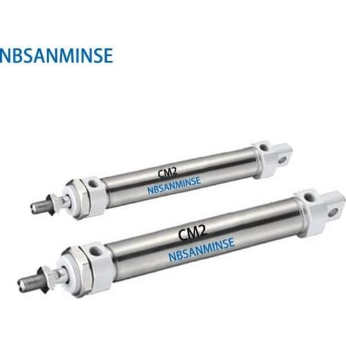 CM2 40mm Bore ISO Mini Cylinder Double Acting SMC Type Pneumatic Air Cylinder for Automatic Machine NBSANMINSE