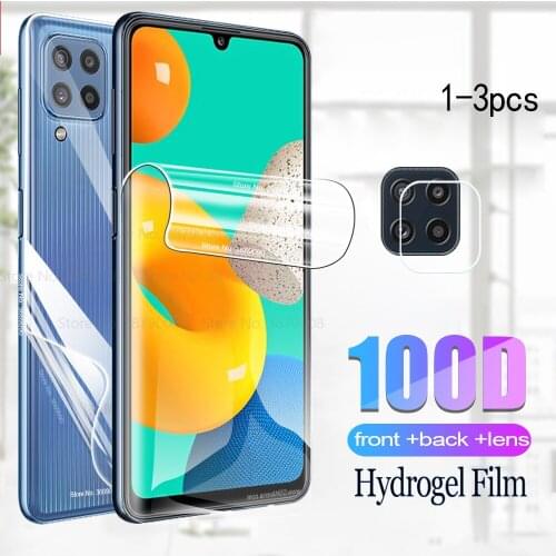 Front back hydrogel film for Samsung Galaxy M32 screen protector for Samsung M32 M 32 32M samsungM32 6.4'' safety glass films