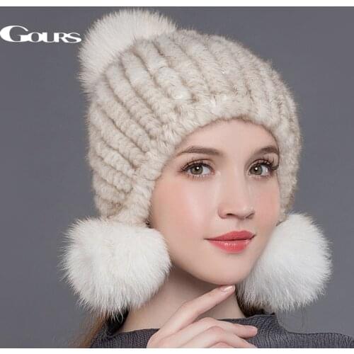 GOURS Women's Hats With Pompoms