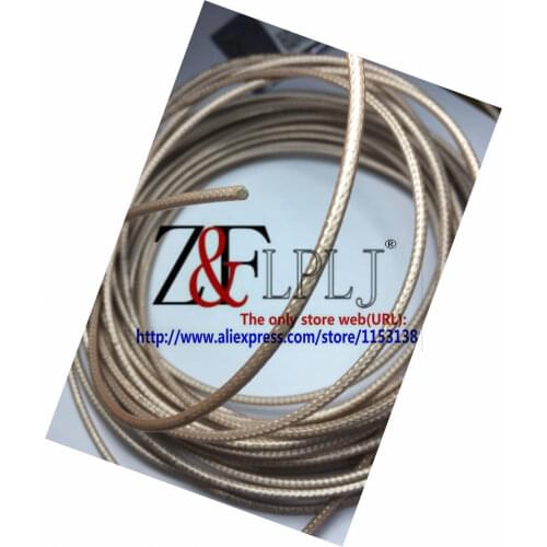 RG179 75 ohms RG-179 RF coaxial Cable, Coaxial shielded wire, feeder line, high frequency silver plated line OD =2.54mm 10M/Lot