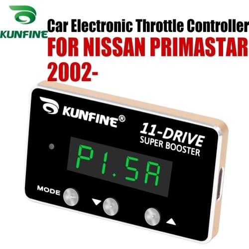 KUNFINE Car Electronic Throttle Controller Racing Accelerator Potent Booster For NISSAN PRIMASTAR 2002-After Tuning Parts