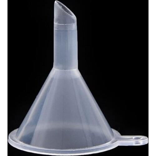 100 PCS Mini Funnel，Clear Plastic Funnels Multi-Purpose Funnels for Perfume M17F