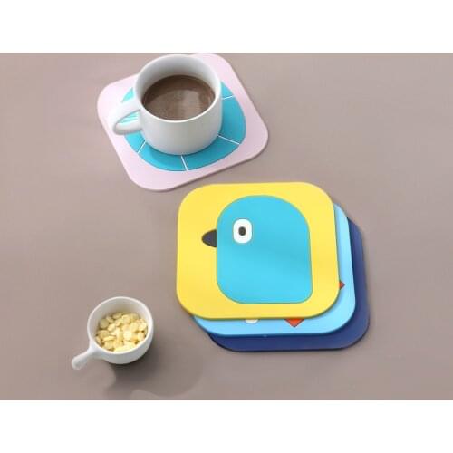Non-slip Coaster Heat Insulation Pad Table Mat Anti-scald Placemat PVC Bowl Mat Dish Mat Large Dish Mat Pot Mat Thickened