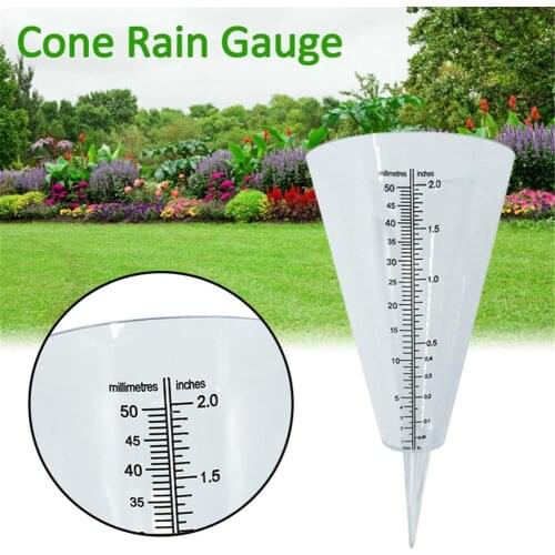 Newest Cone Rain Gauge Conical Rain Gauge For Outdoor Garden Yard Measurement