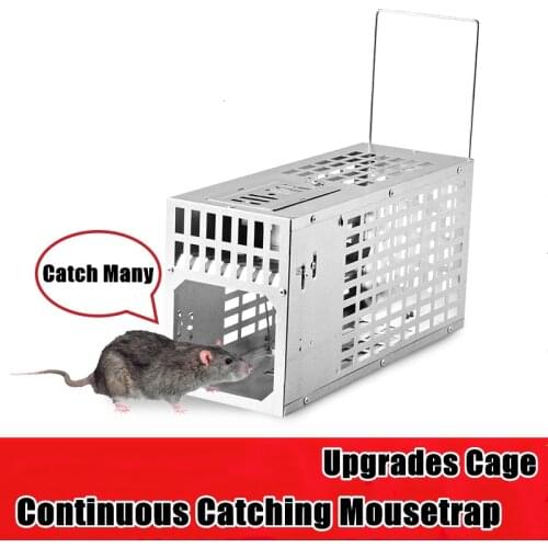 Mouse Trapping Full Automatic Catching Mouse Cage Trap Upgrade Continuous Rat Trapping Cages Medium Size Mousetrap Hunting Cage