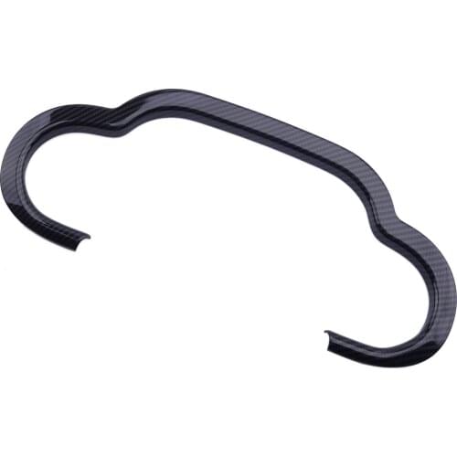 Car Dashboard Instrument Panel Decor Cover Trim Moulding Plastic Carbon Fiber Texture fit for Jeep Wrangler JK 2007-2009 2010