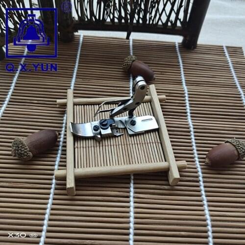 Q X YUN Automatic Trimming Presser Foot for PEGASUS EX Line 4 overlock sewing machine parts