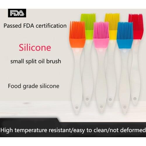 High Temperature Resistant Barbecue Oil Brush Pastry Baking Tools Silicone Cooking Brushes BBQ Utensils Kitchen Accessories