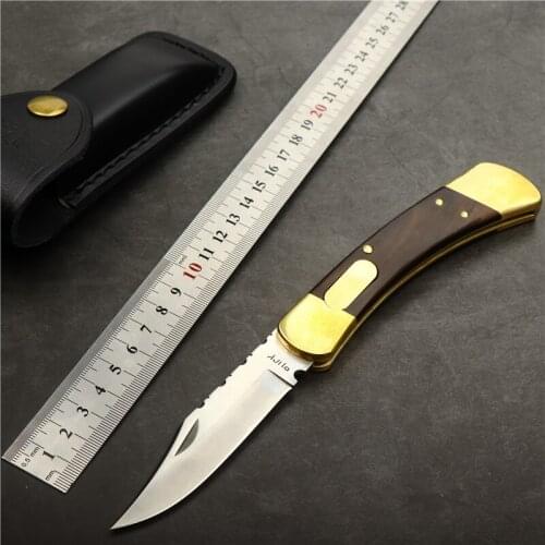 Folding Knife Outdoor Camping Portable Pocket Hunting Knife 440C Steel Sharp Military Knife EDC Defense Fruit Knife Collection