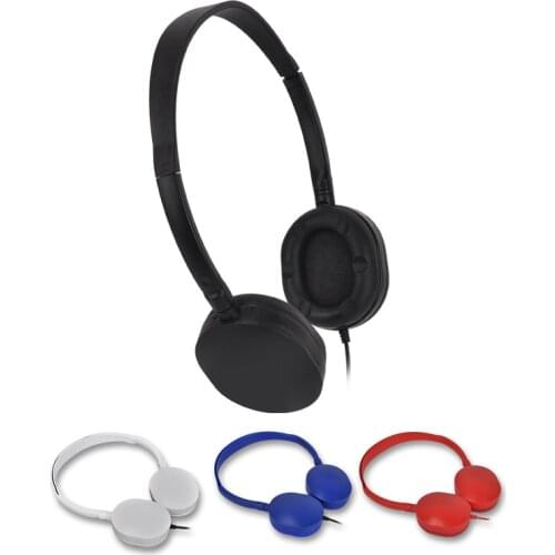 Foldable 3.5mm Wired Earphone Headphone PC Gamer HIFI Music Headphone For Computer phone Sony Xiaomi Huawei PS 4 Children Gift