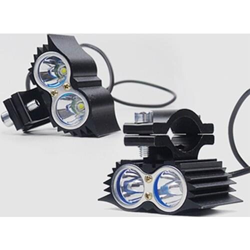 Motorcycle Headlight led Owl 3LED 2LED Lamp 12V 20W 6000k white super bright led Autocycle head lamp bulb Motorbike Head Lights