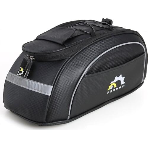 Reflective Waterproof Bicycle Bags Cycling Equipment Bike Tail Seat Rack Pannier for Outdoor Cycle Biking Entertainment